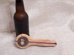 Bottle Opener - Spalted Beech & Purpleheart image 4