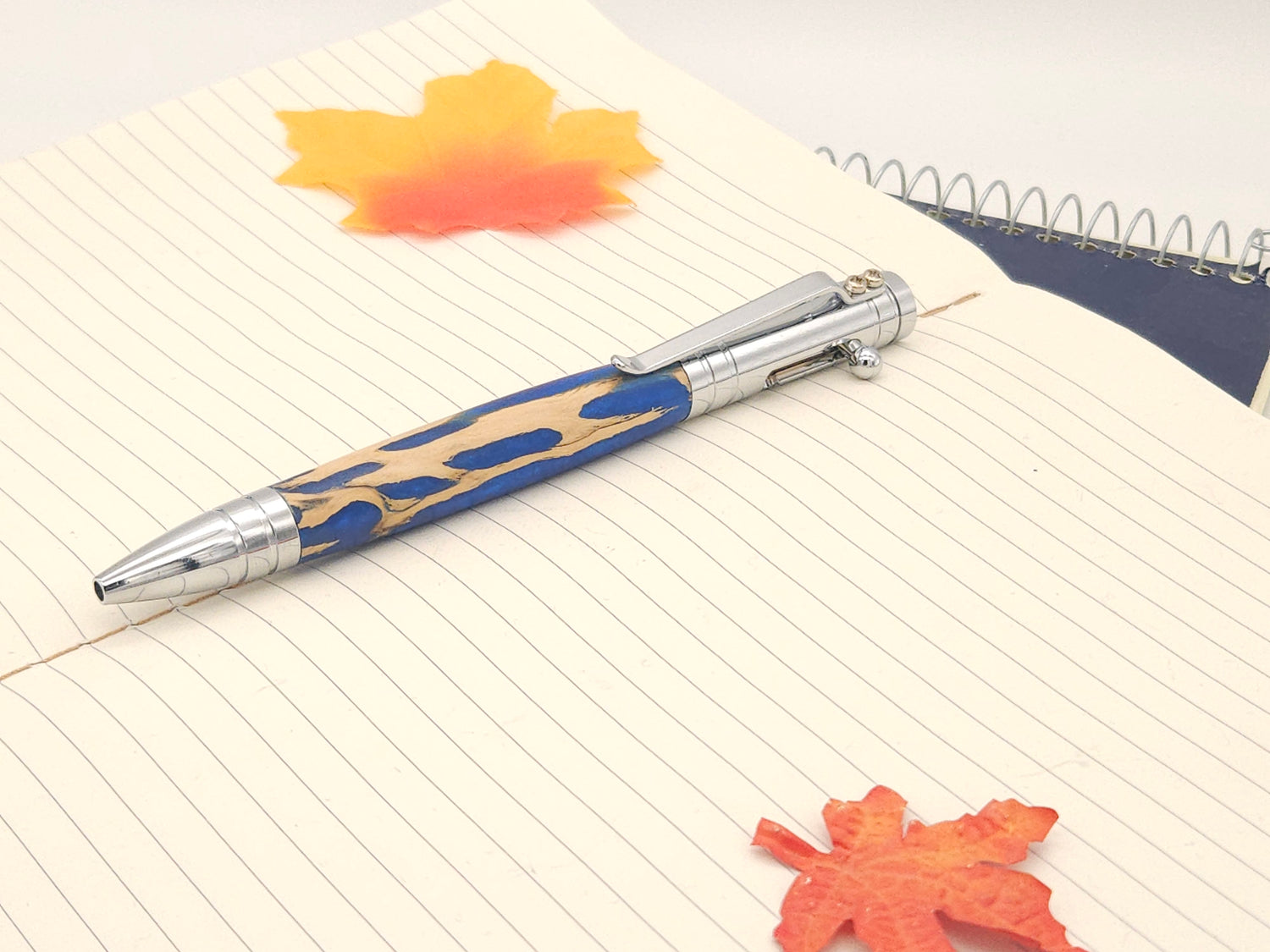 Tec Bolt Action Ballpoint Pen in Chrome Finish