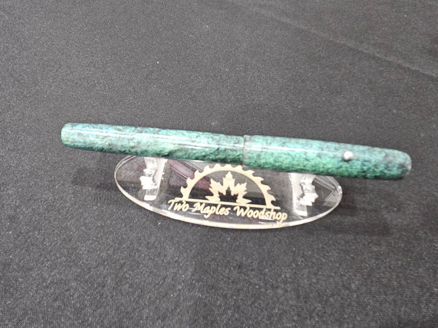 Blue/Green Colorshift - Rollstop || Bespoke Fountain Pen || Bock 