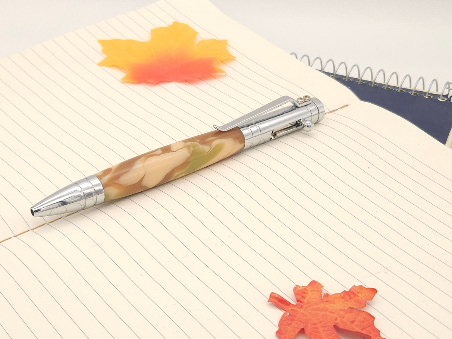 Tec Bolt Action Ballpoint Pen in Chrome Finish